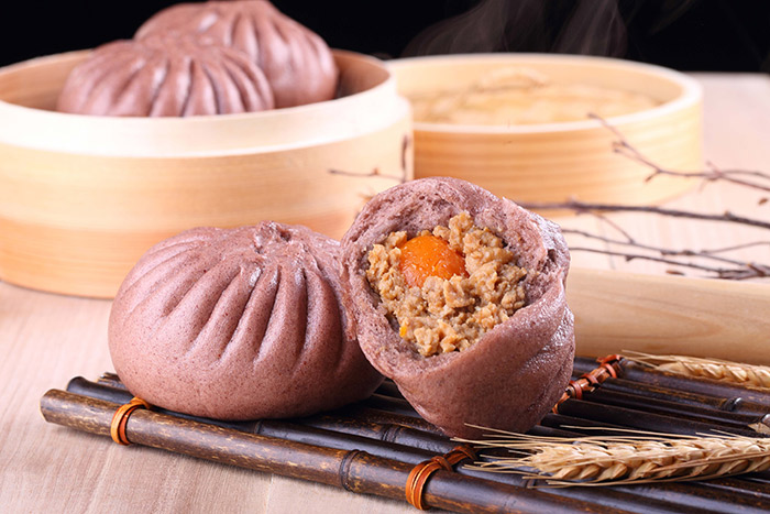 咸蛋黃鮮汁肉包